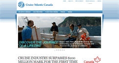 Desktop Screenshot of cruiseatlanticcanada.com