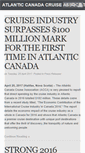 Mobile Screenshot of cruiseatlanticcanada.com