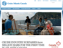 Tablet Screenshot of cruiseatlanticcanada.com